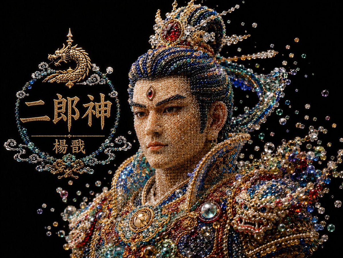 Social Media Post - Pearlescent Erlang Shen Bust - Image 1