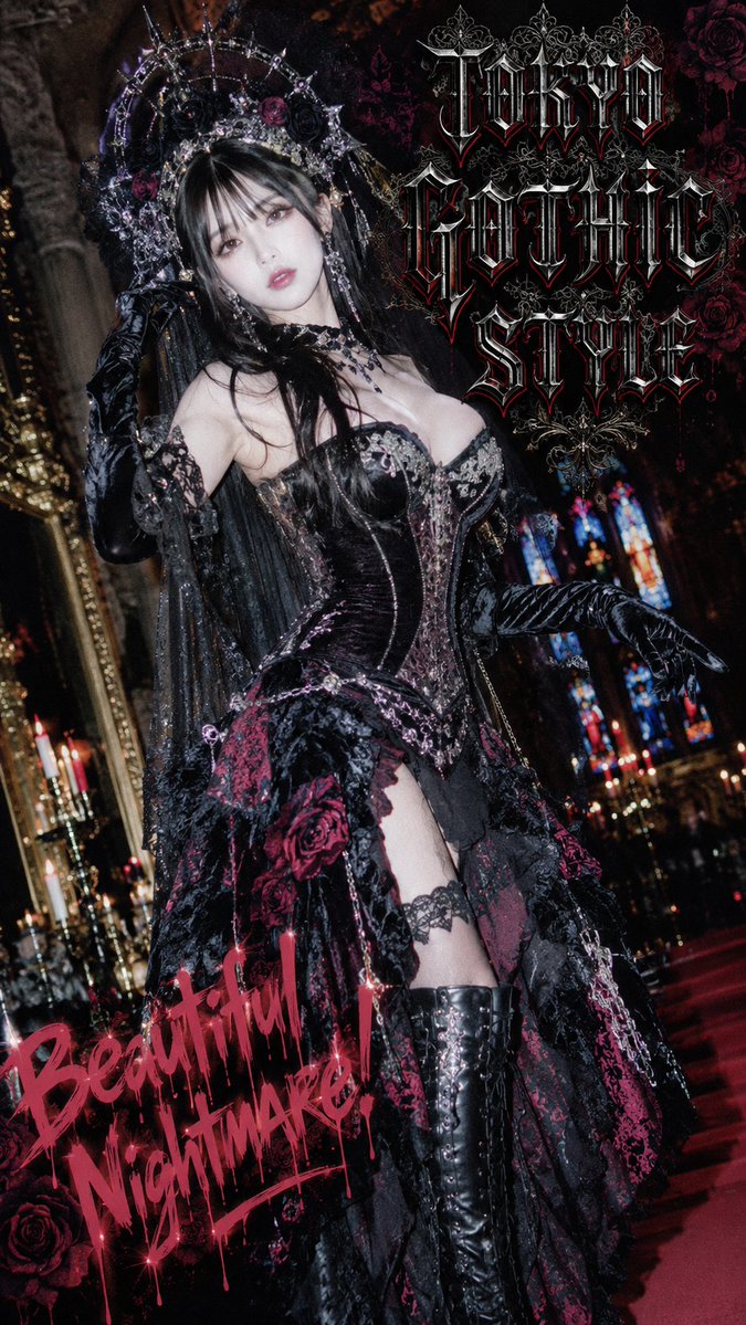 Product Marketing - Tokyo Gothic Lolita Fashion Poster - Image 2