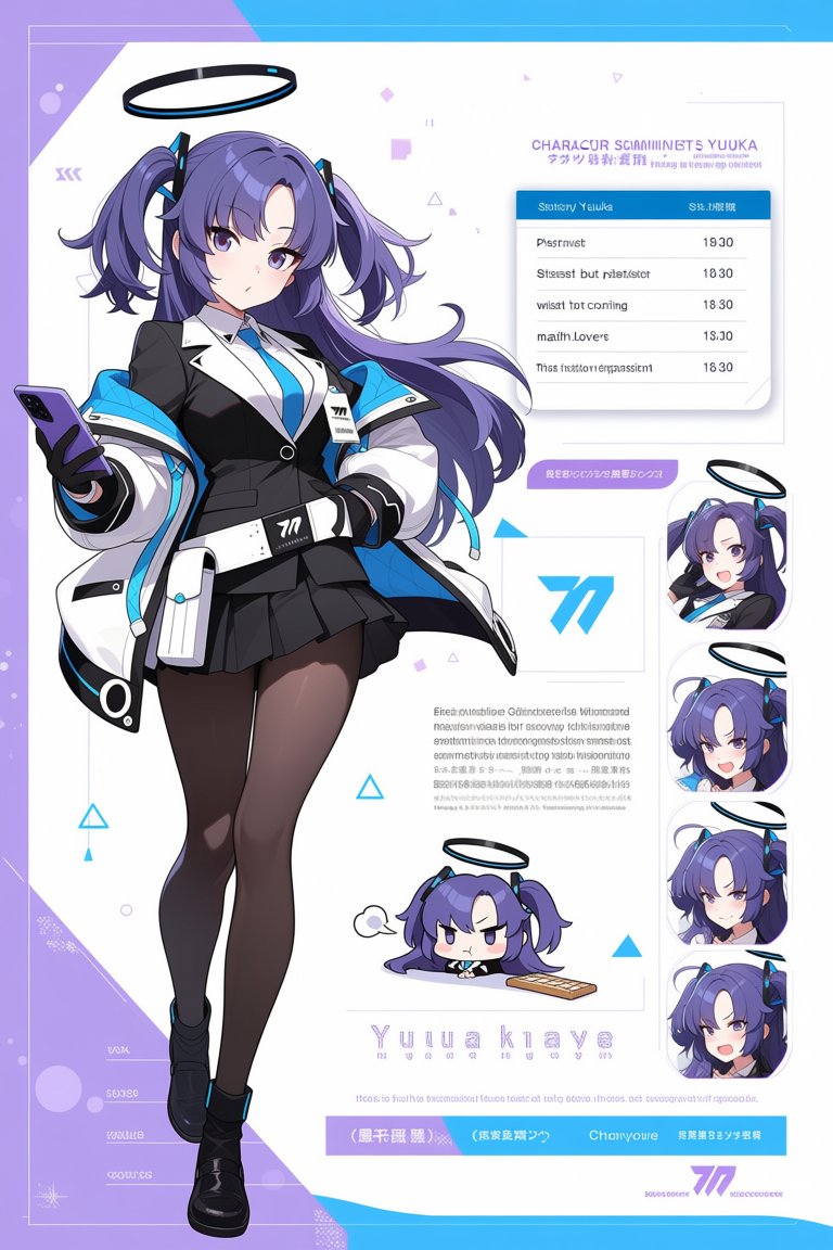 Game Asset - Anime Sci-Fi Character Sheet - Image 1