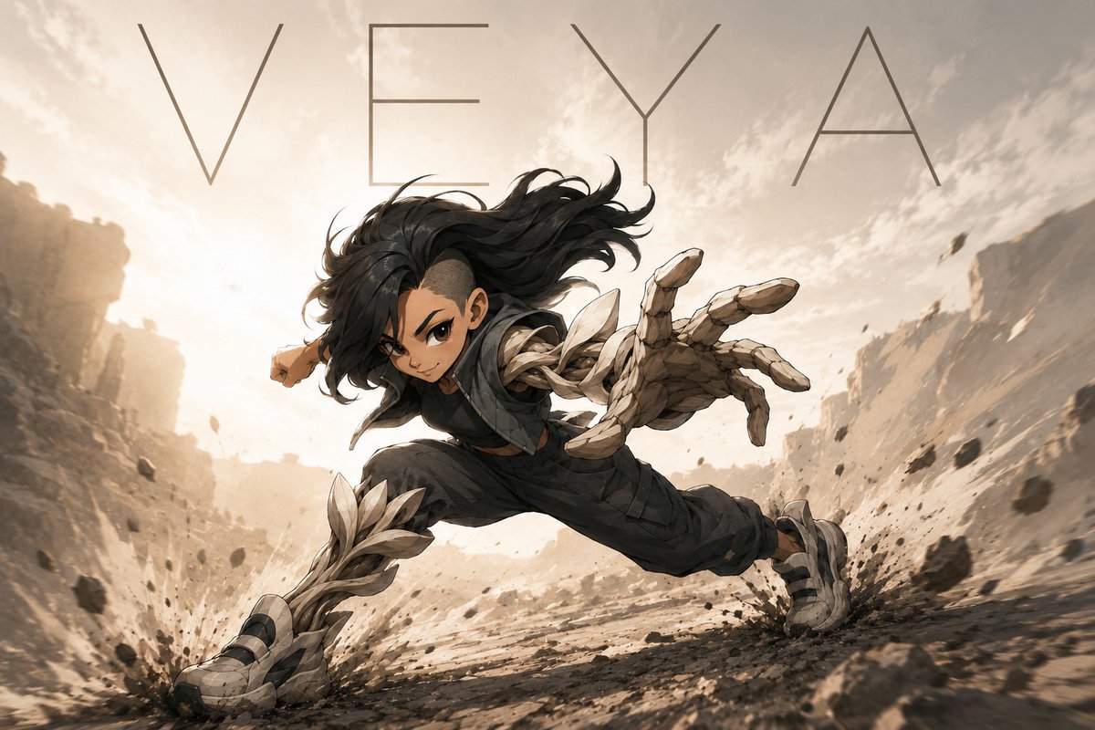Social Media Post - VEYA Anime Canyon Action Poster - Image 1