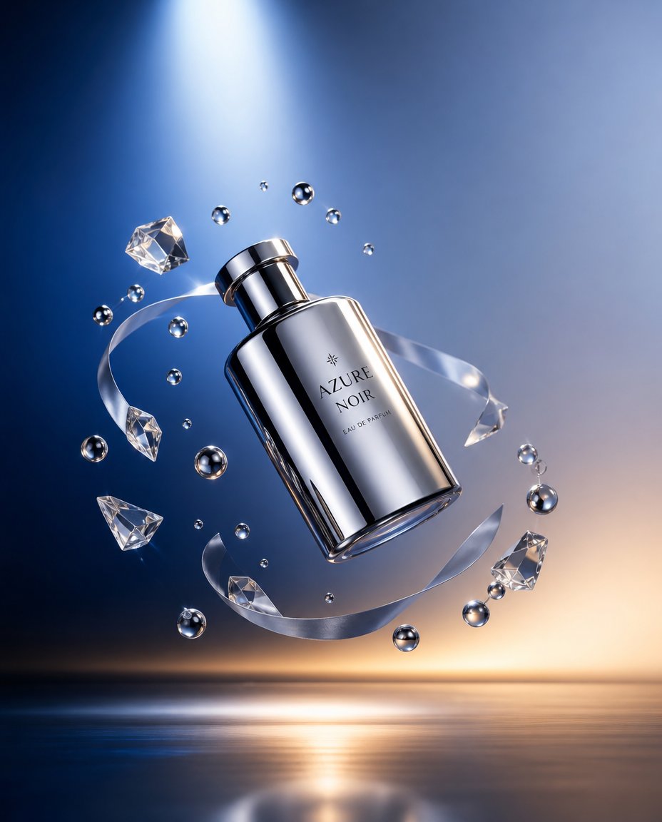Product Marketing - Floating Luxury Perfume Ad - Image 1
