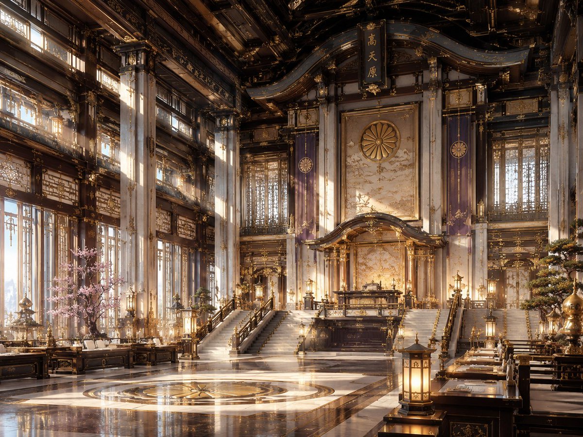YouTube Thumbnail - NeoNippon Imperial Throne Hall - Image 1