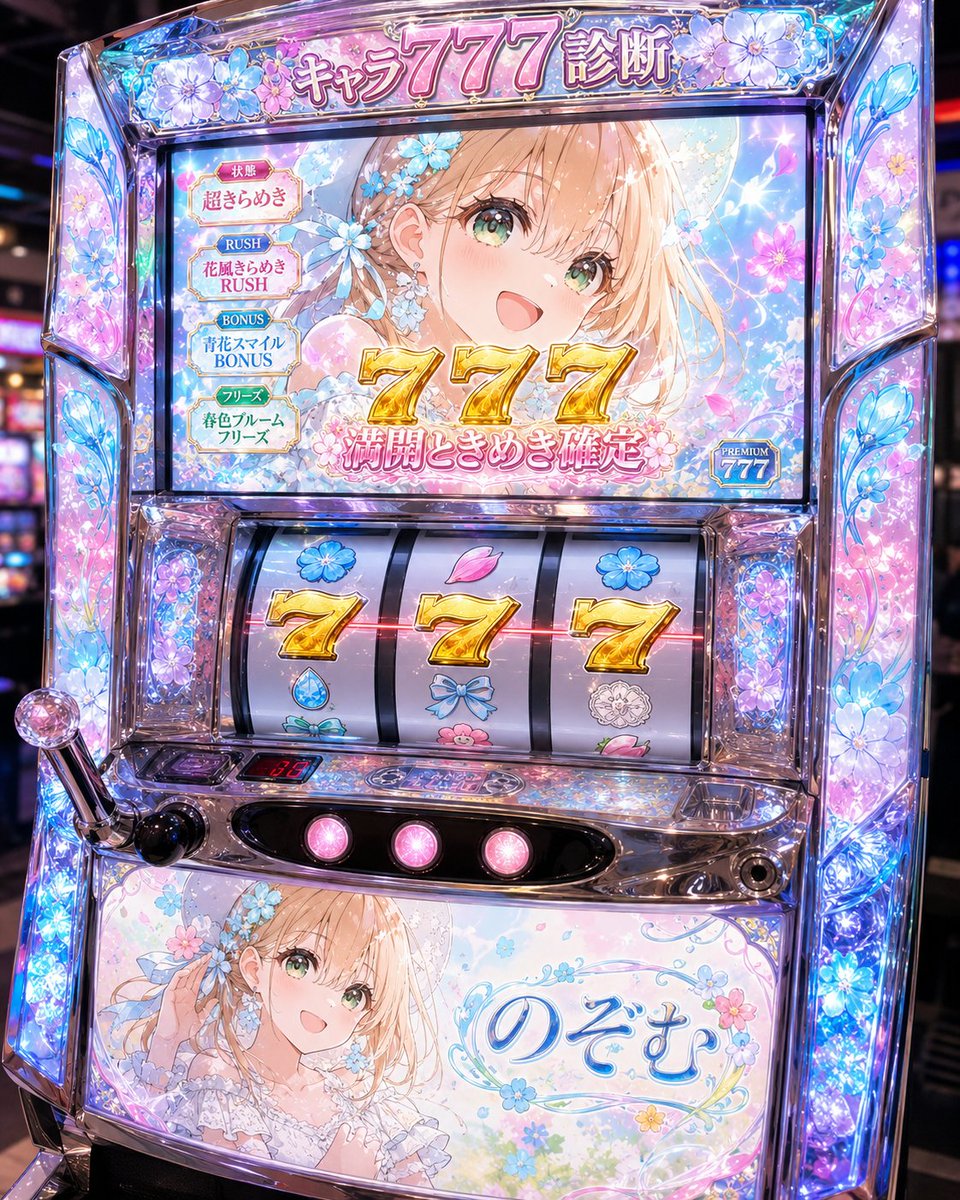 Kawaii Character 777 Slot Machine example 2