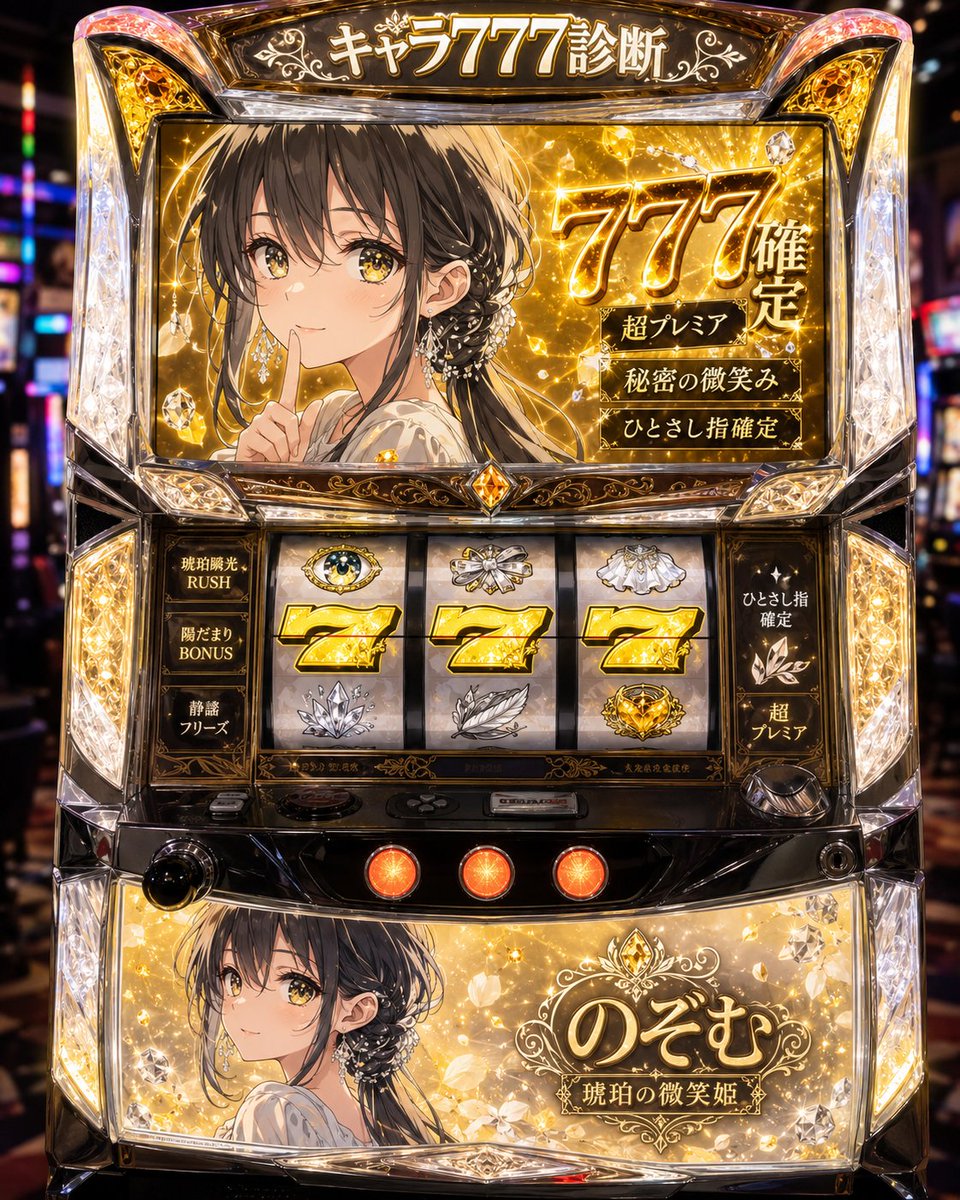 Kawaii Character 777 Slot Machine example 3