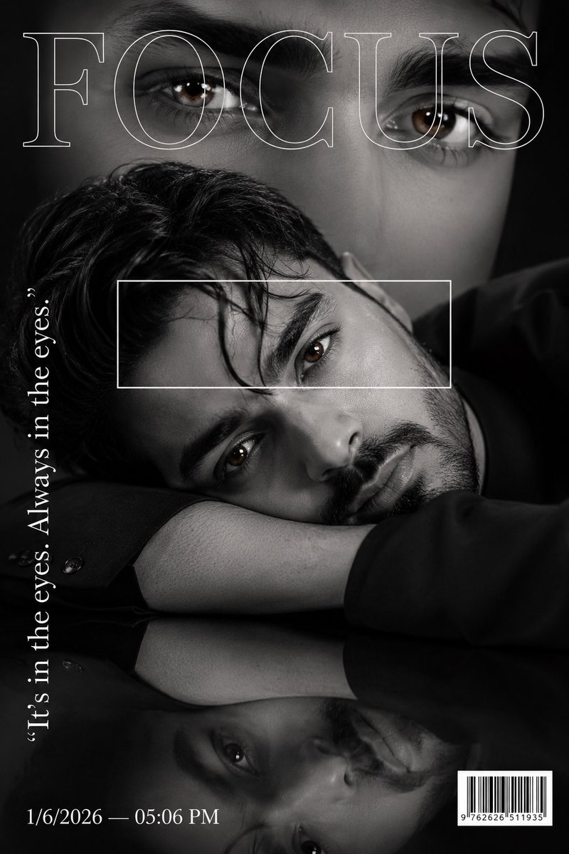 Profile / Avatar - Luxury Fashion Magazine Cover Portrait - Image 1