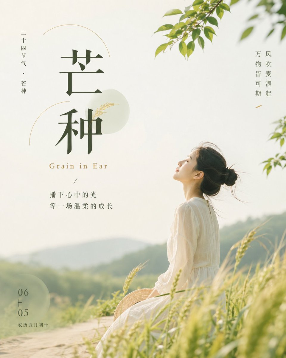 Grain in Ear Seasonal Poster