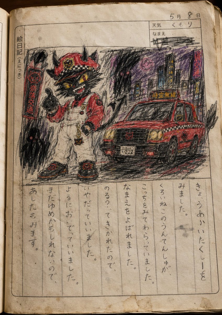 Cursed Japanese School Diary Prompt example 3