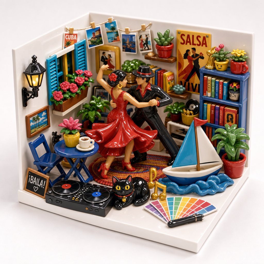 Miniature Salsa Box Garden Diorama