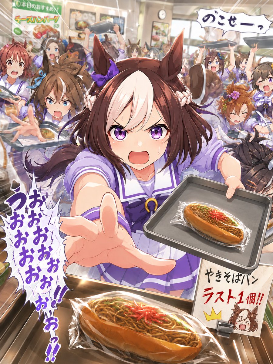动漫食堂炒面面包争夺战