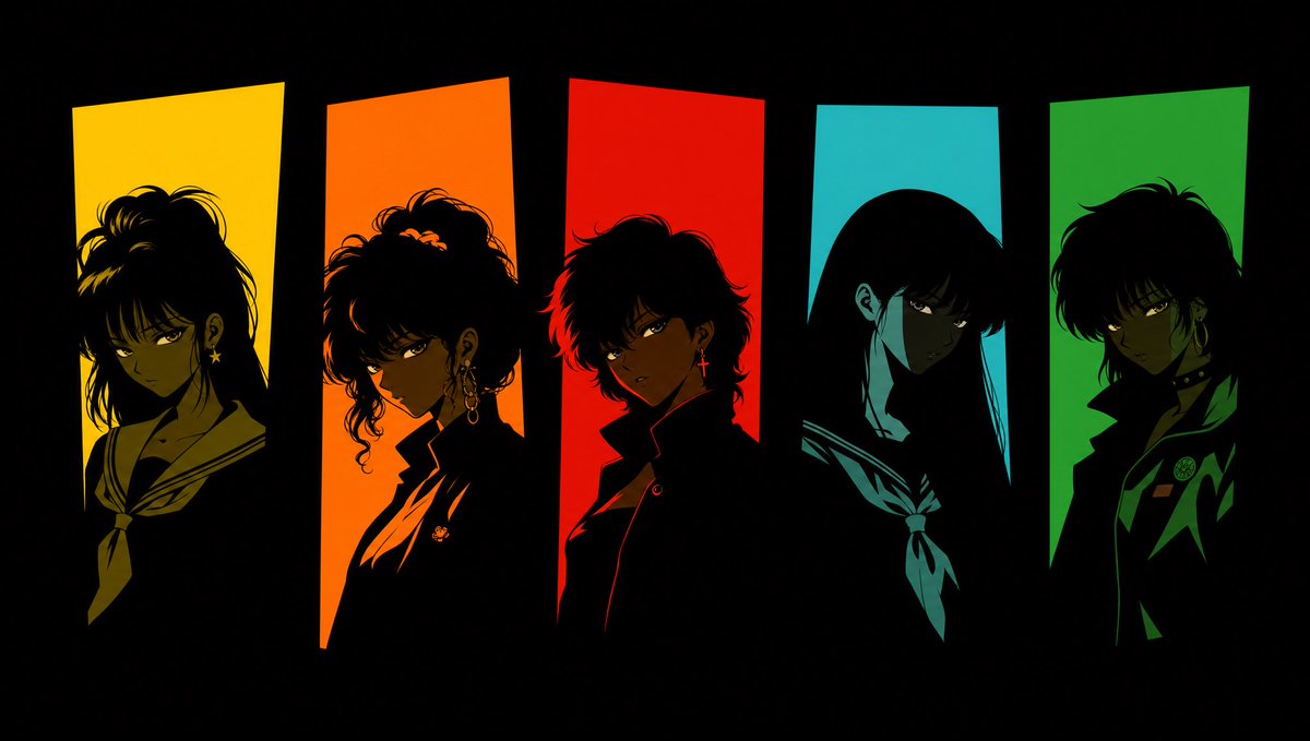 Five 1980s Delinquent Anime Girls example 3