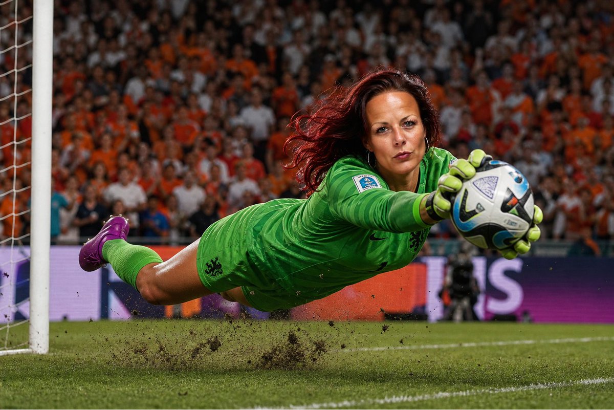 Social Media Post - World Cup Goalkeeper Save - Image 1