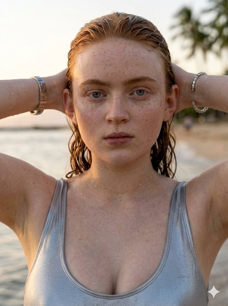 Social Media Post - Beach Fashion Swimsuit Editorial - Image 1