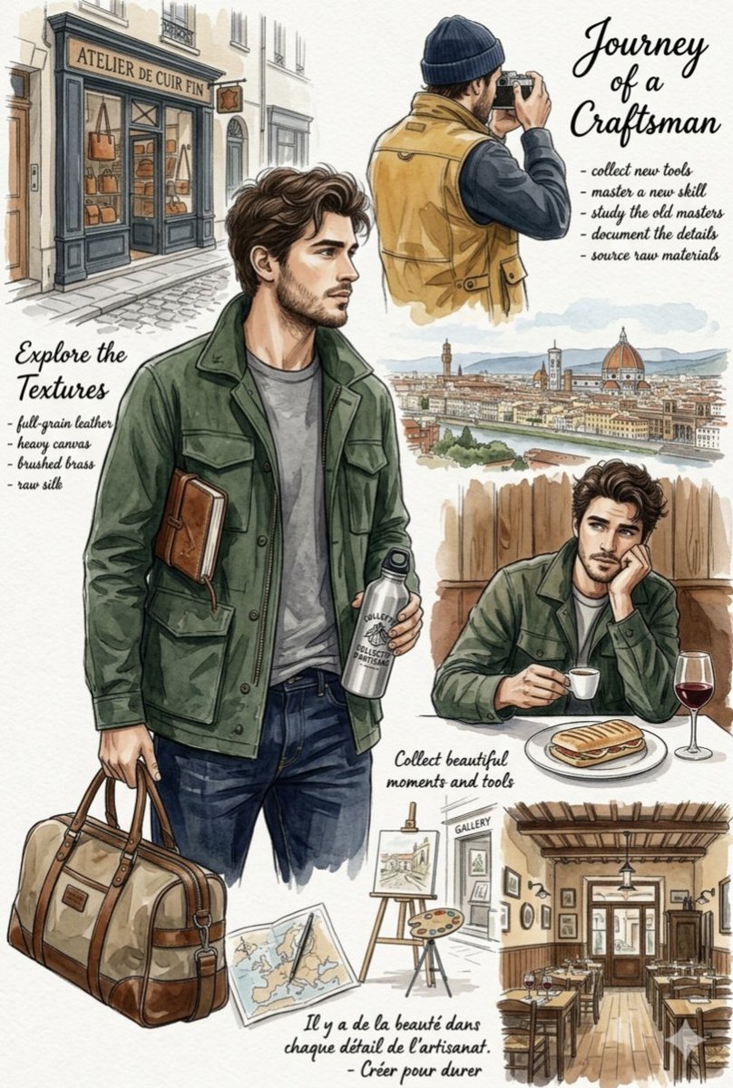 Infographic / Edu Visual - European Travel Lifestyle Moodboard - Image 1