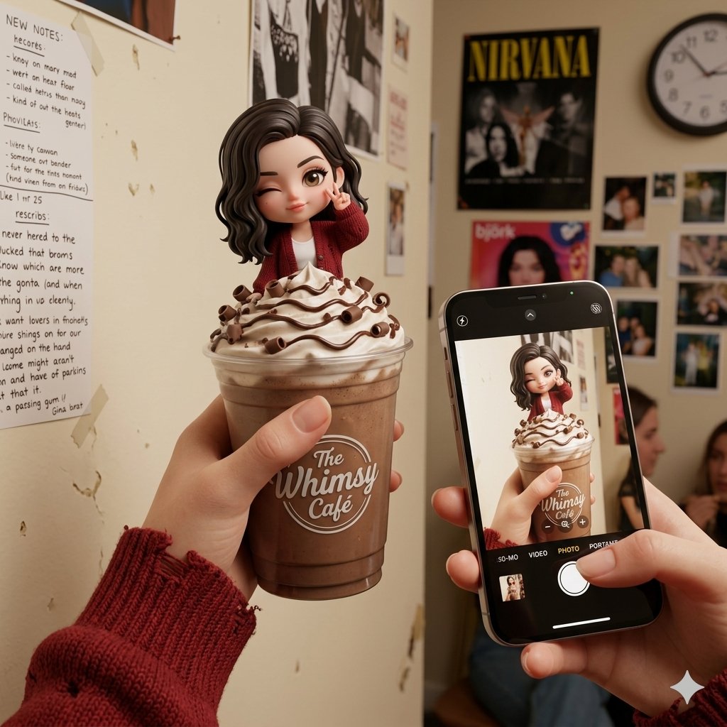 Game Asset - Whimsical Chibi Mocha Frappe Cup - Image 1