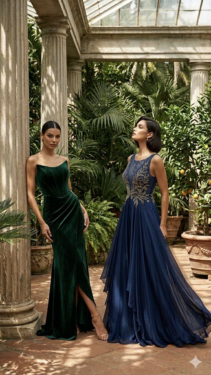 Product Marketing - Elegant Gowns Greenhouse Editorial - Image 1