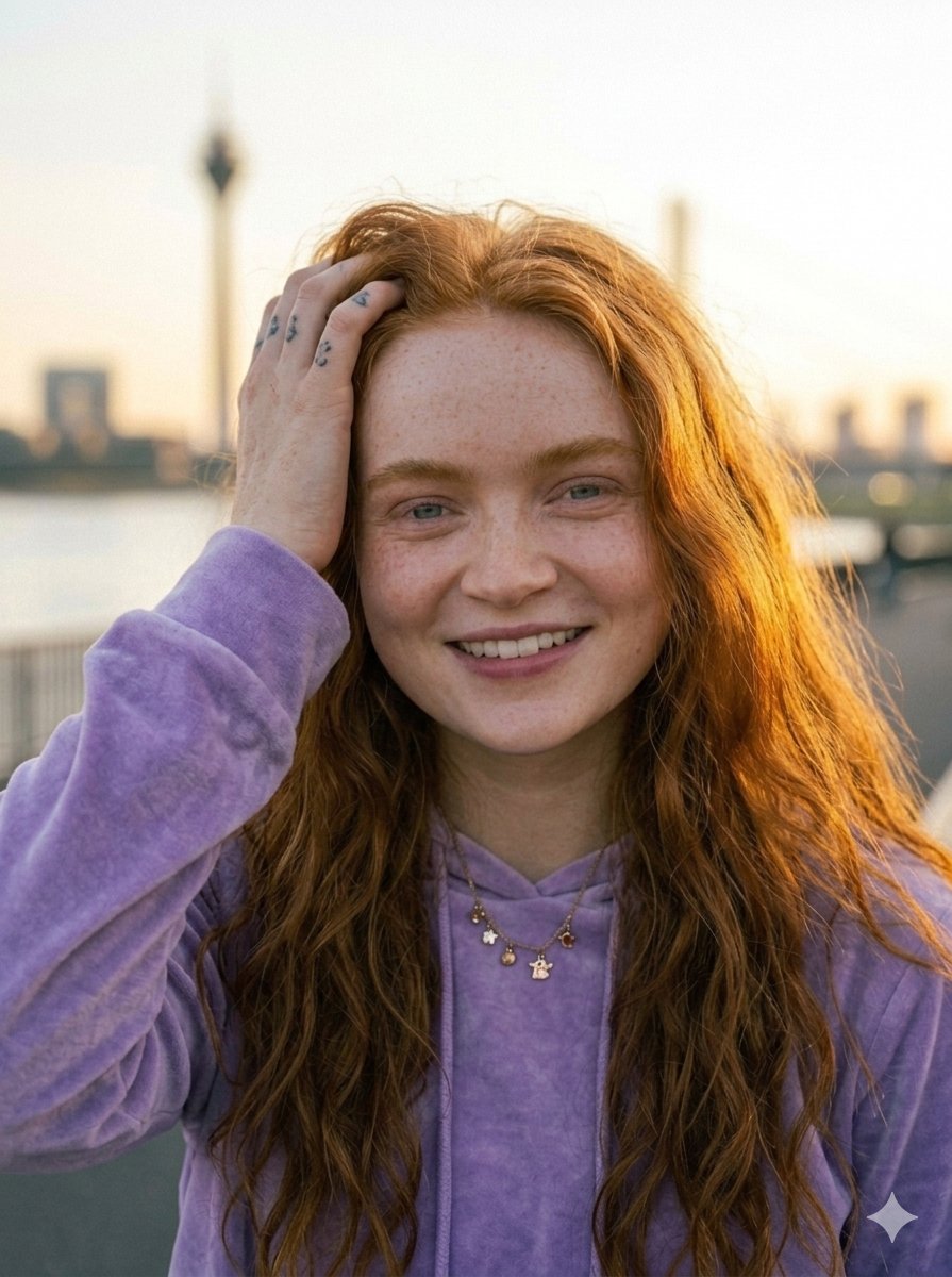 Product Marketing - Golden Hour Riverside Portrait - Image 1
