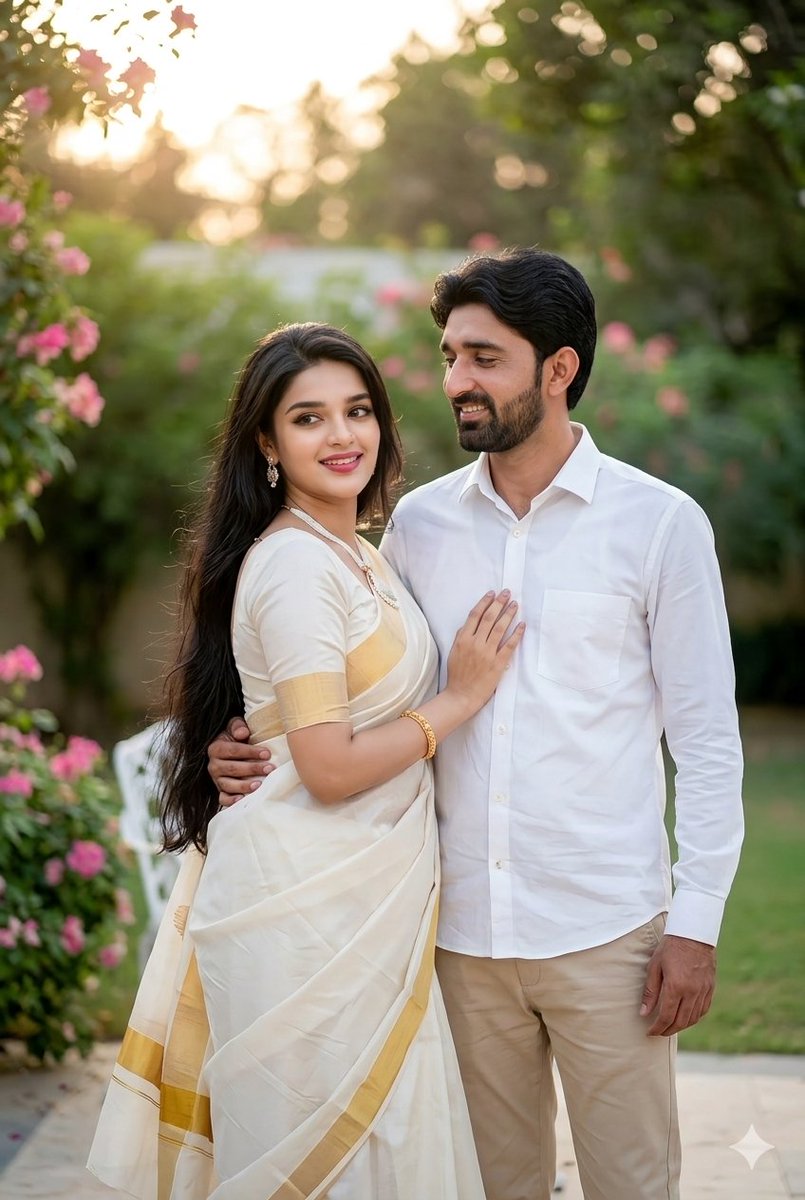 Social Media Post - Indian Couple Portrait Prompt - Image 1