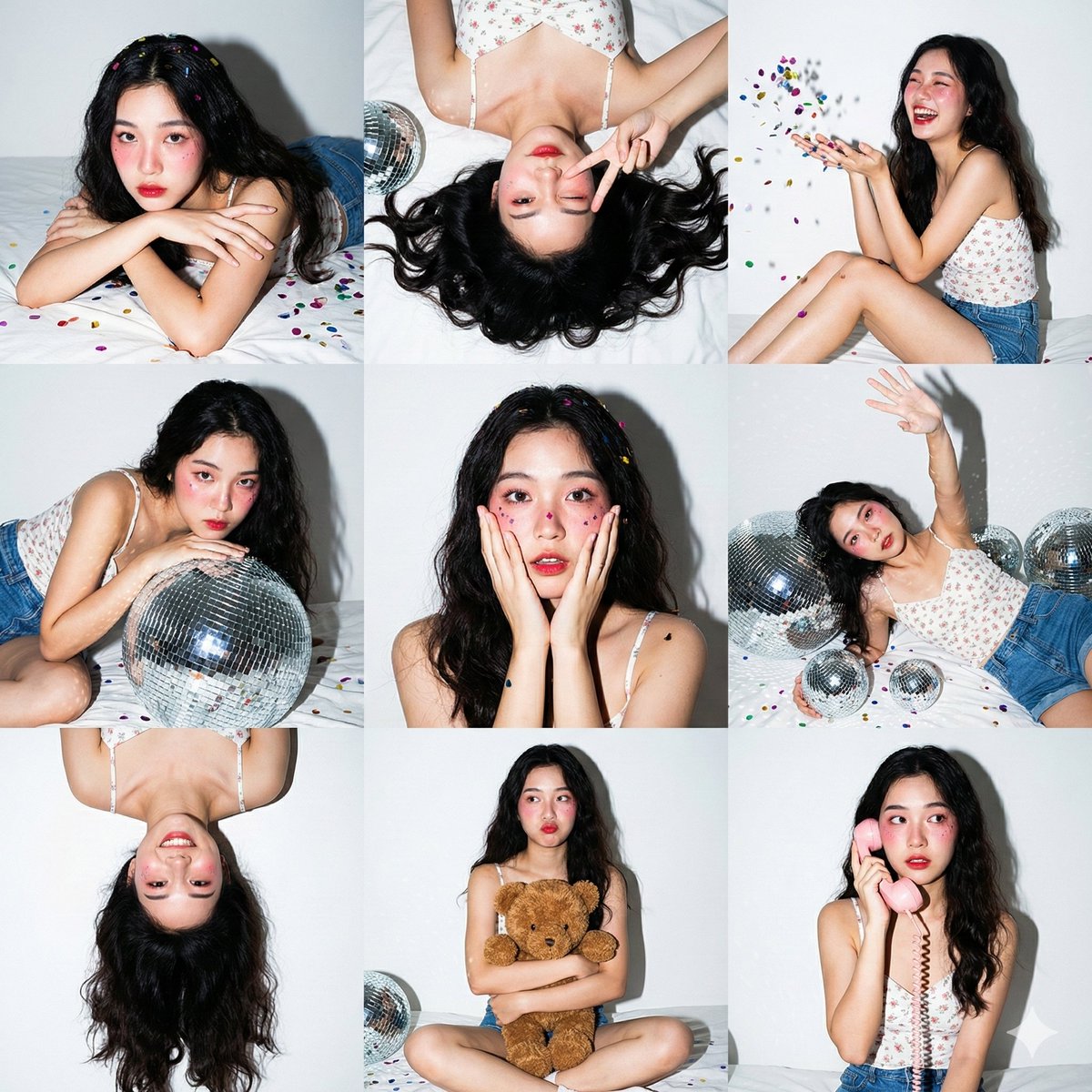 Gen Z Party Photo Collage