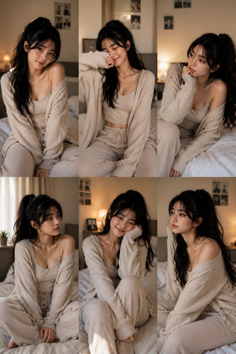 East Asian Woman Lifestyle Collage example 2
