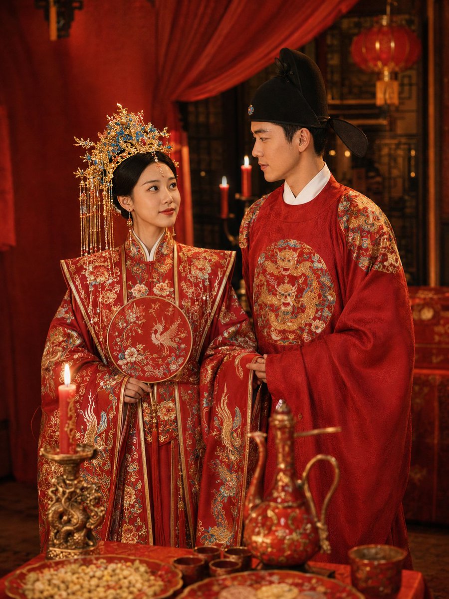 Social Media Post - Ming Dynasty Hanfu Wedding Portraits - Image 2