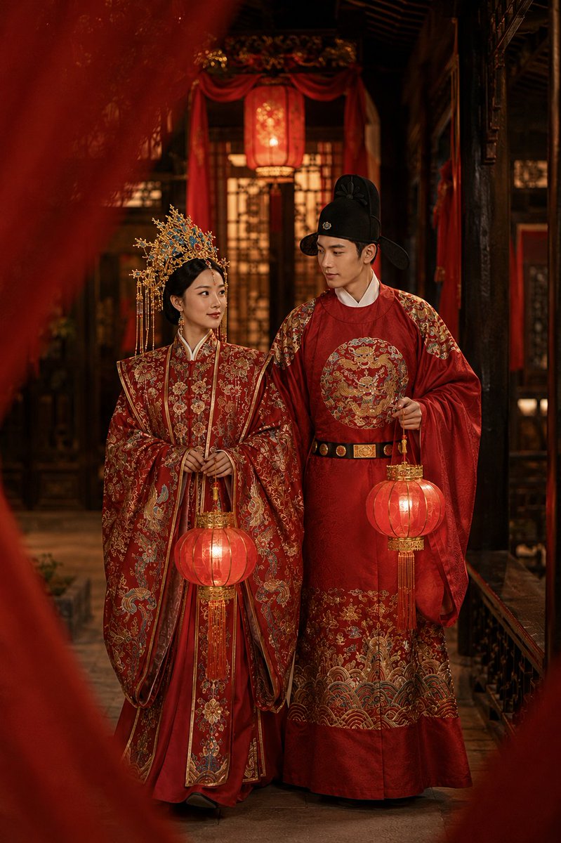 Social Media Post - Ming Dynasty Hanfu Wedding Portraits - Image 4