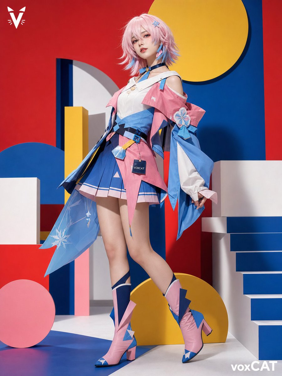 Bauhaus Style Fashion Editorial Poster example 3