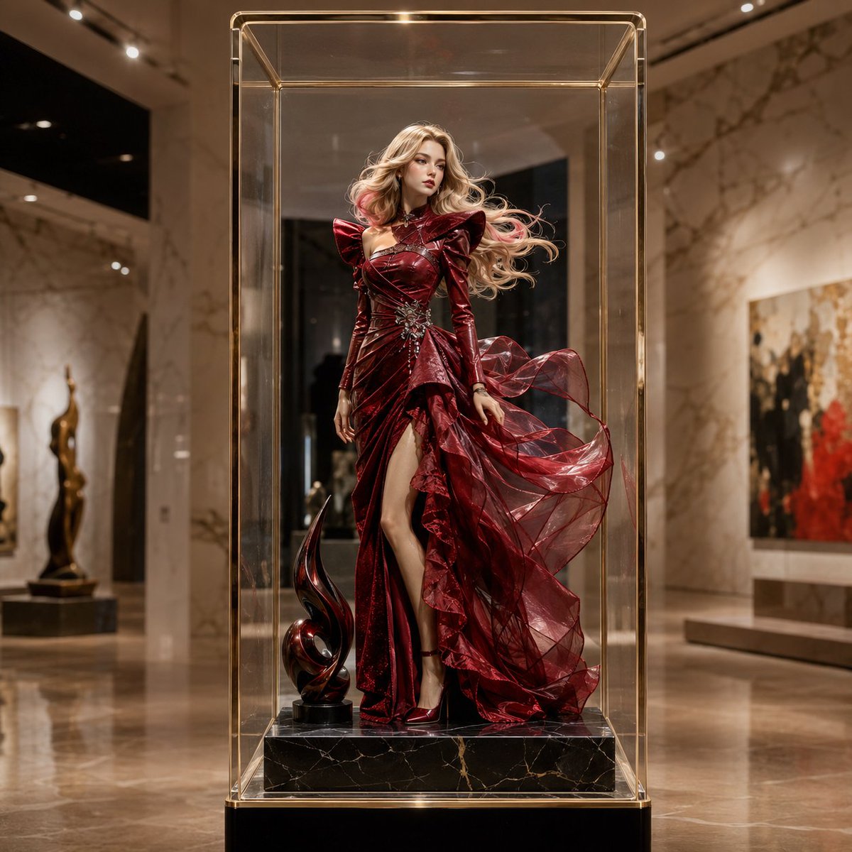 Product Marketing - Luxury Museum Acrylic Case Visual - Image 1