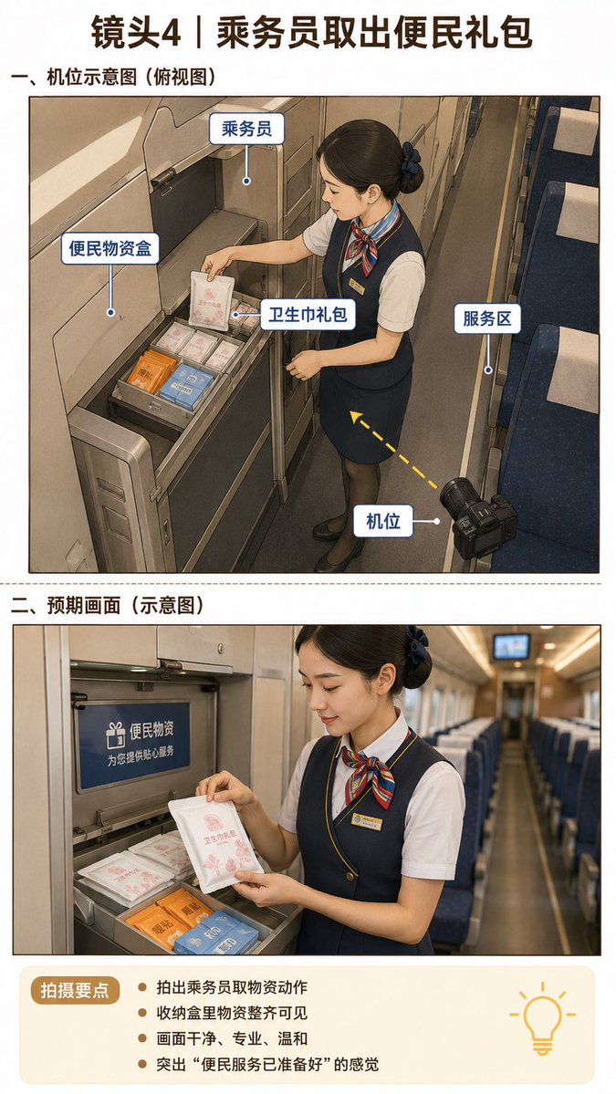 Infographic / Edu Visual - High-Speed Train Filming Storyboard - Image 3