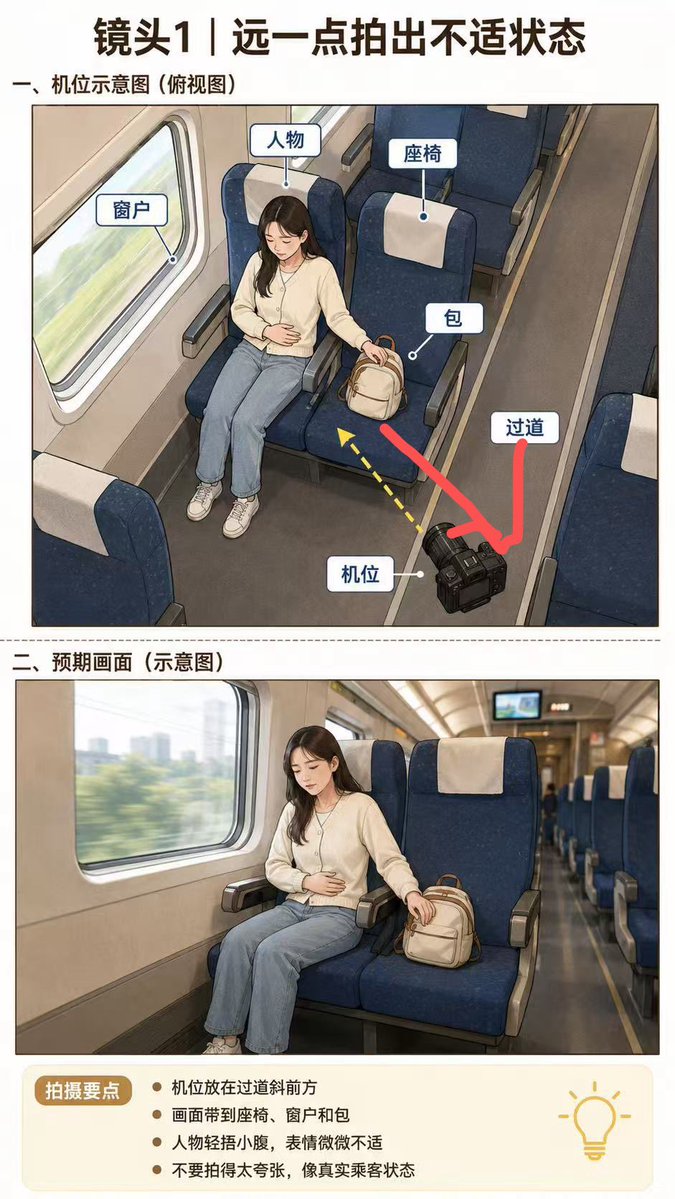 Infographic / Edu Visual - High-Speed Train Filming Storyboard - Image 1