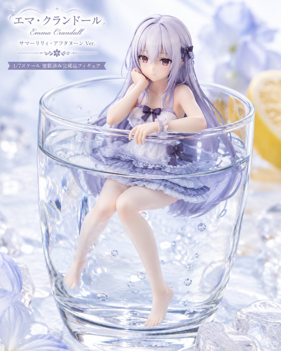 Product Marketing - Pastel Anime Figure in Sparkling Glass - Image 1