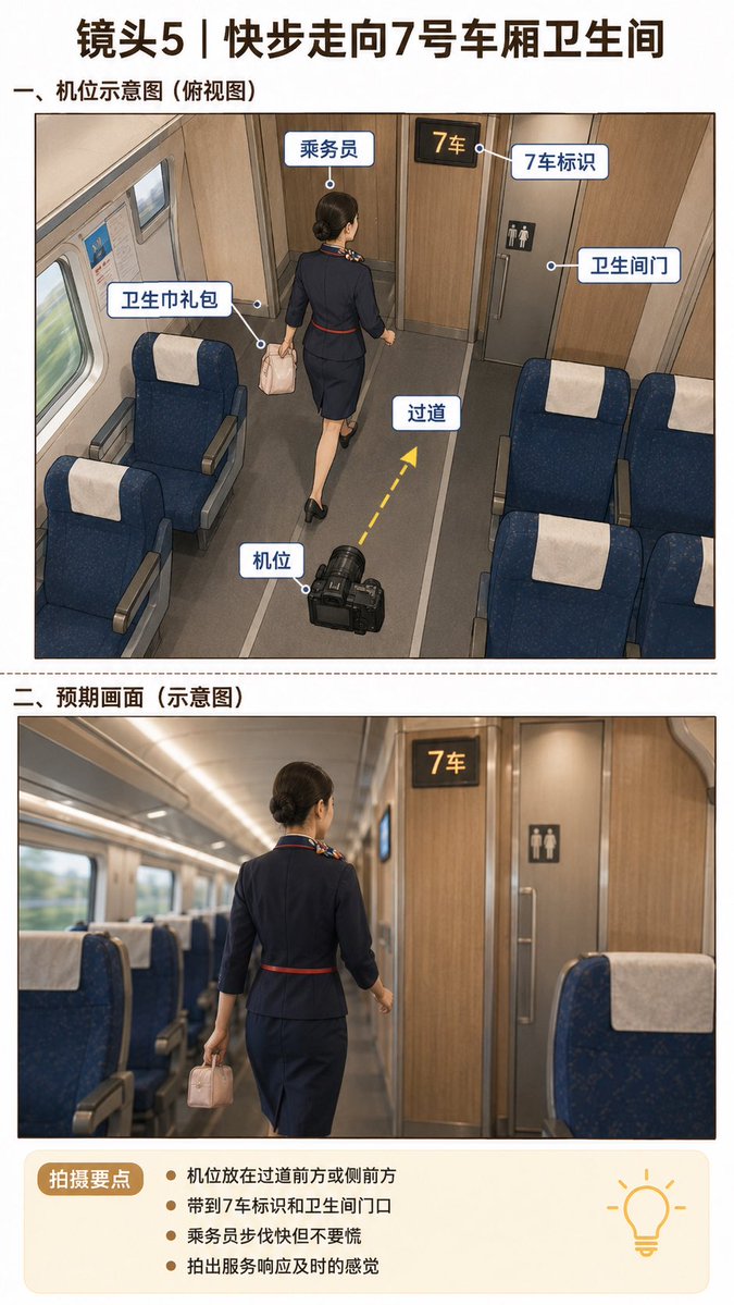 Infographic / Edu Visual - High-Speed Train Filming Storyboard - Image 4