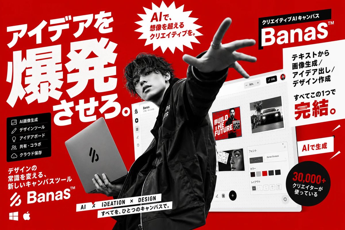 Japanese Creative AI Canvas Ad