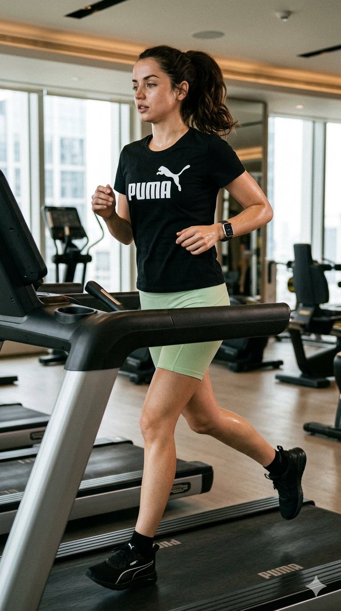 Sample output image for Luxury Gym Jogging Portrait