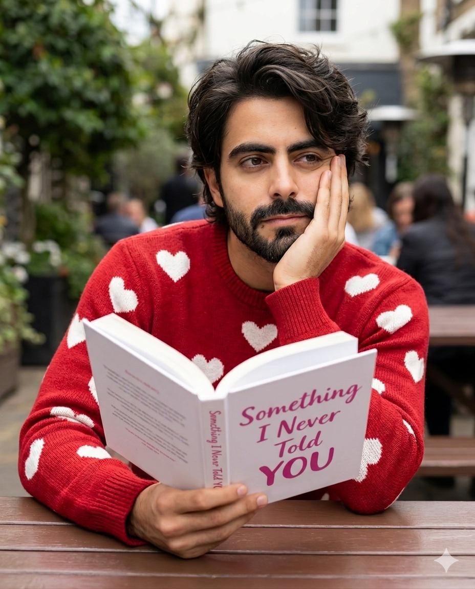 Sample output image for Man Reading Book Outdoors
