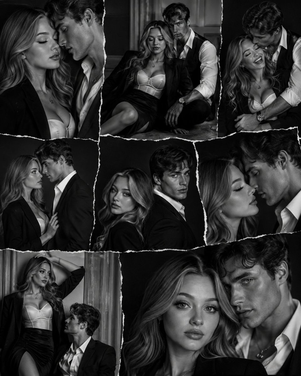 B&W Editorial Fashion Collage