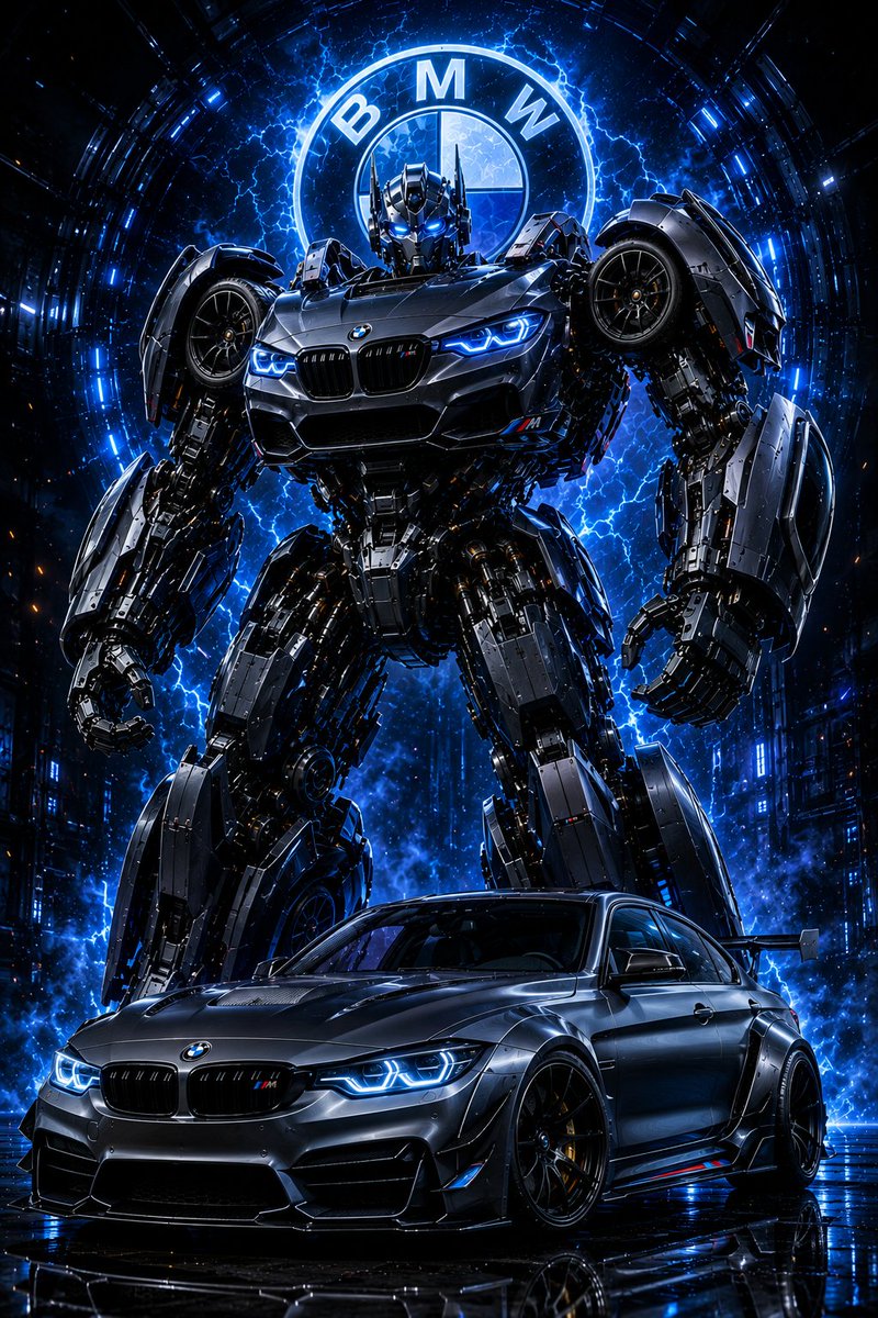BMW Transformer Robot Advertisement