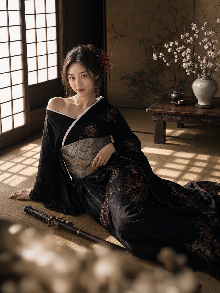 Profile / Avatar - Yakuza Heiress Japanese Style Portrait Set - Image 3