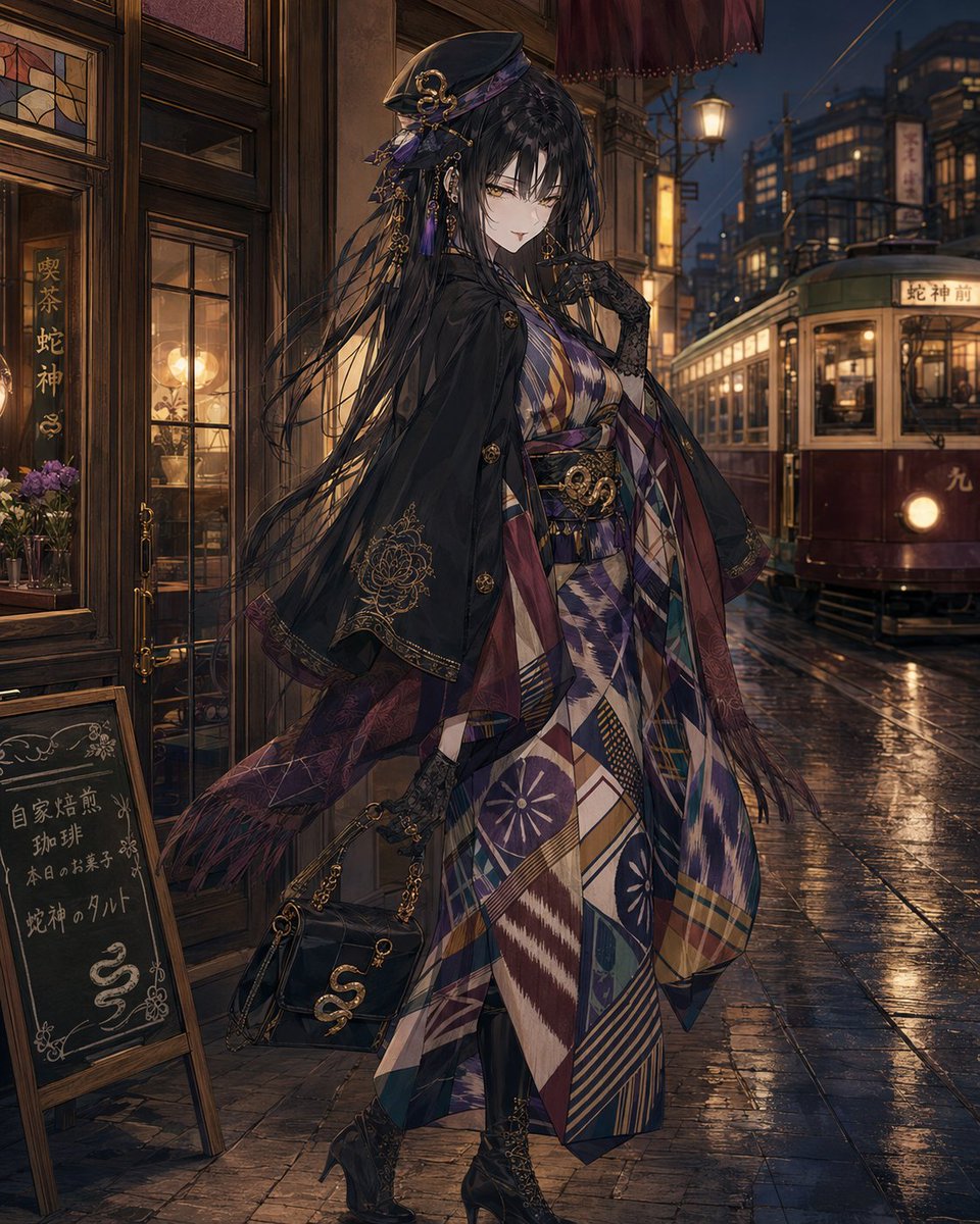 Comic / Storyboard - Showa Modern Meisen Kimono Fashion - Image 2