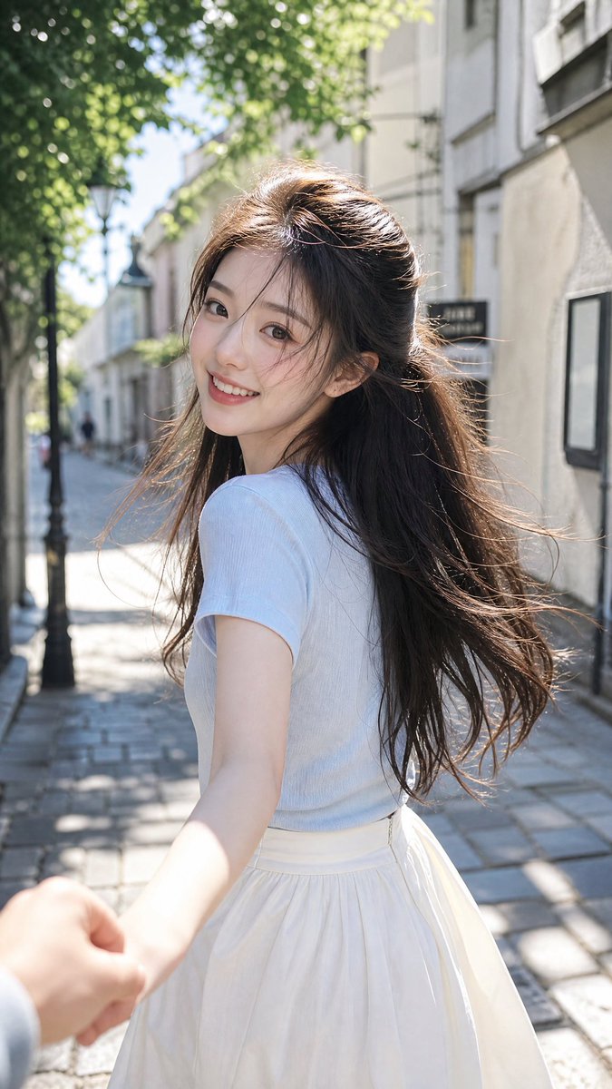 Cinematic Summer Portrait of an East Asian Woman example 3