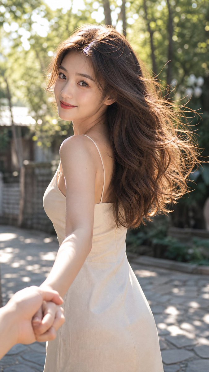 Cinematic Summer Portrait of an East Asian Woman example 4