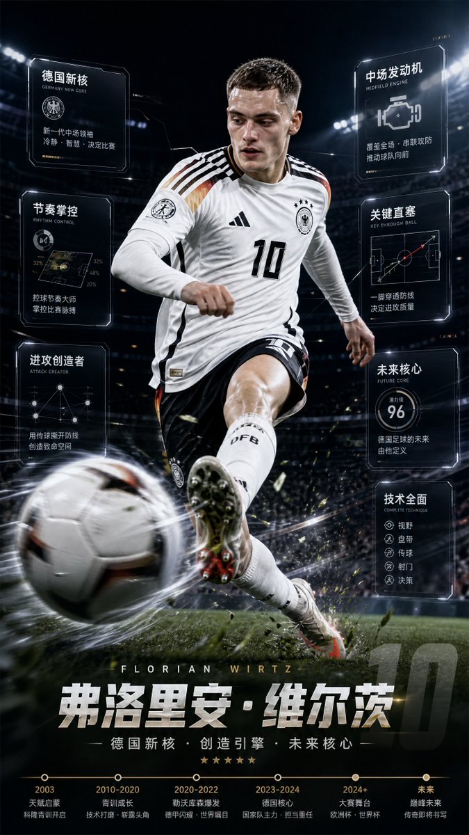 Football Superstar Breakout Profile Poster example 2