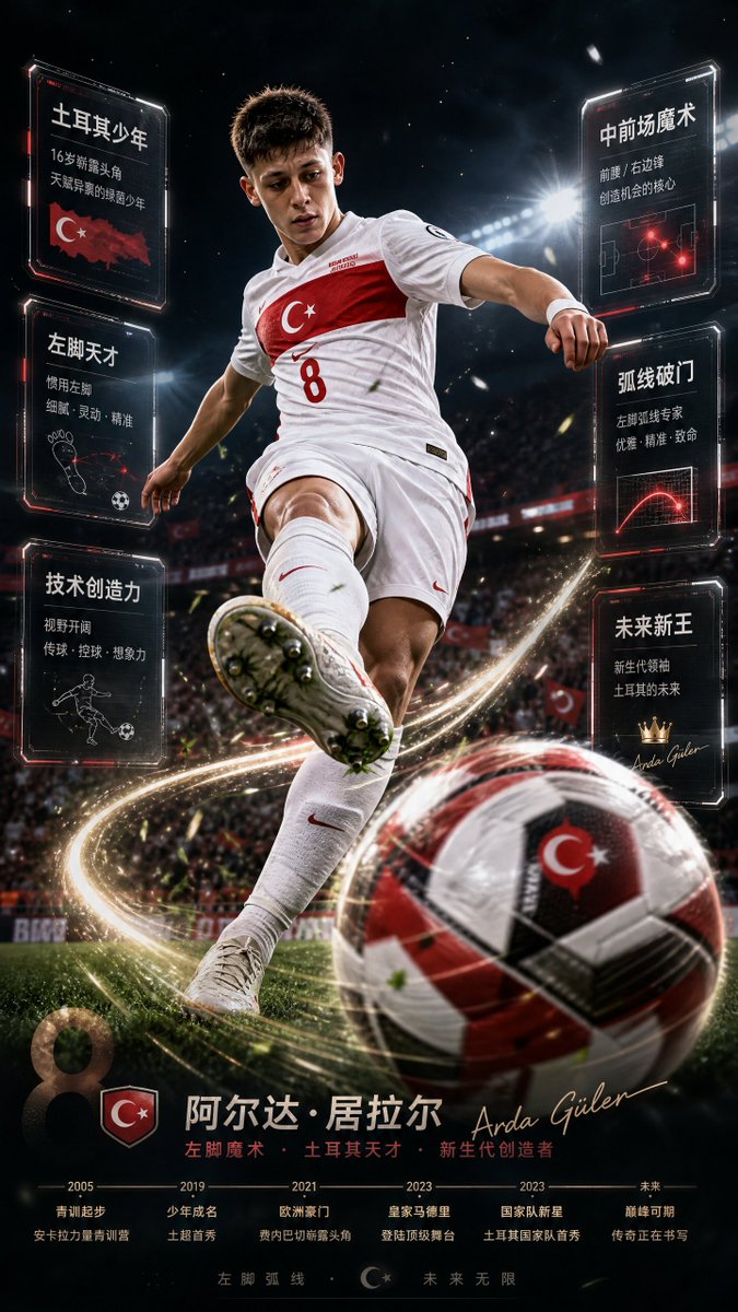 Football Superstar Breakout Profile Poster example 4