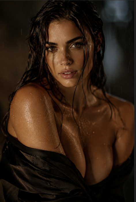 Censored Rain Portrait