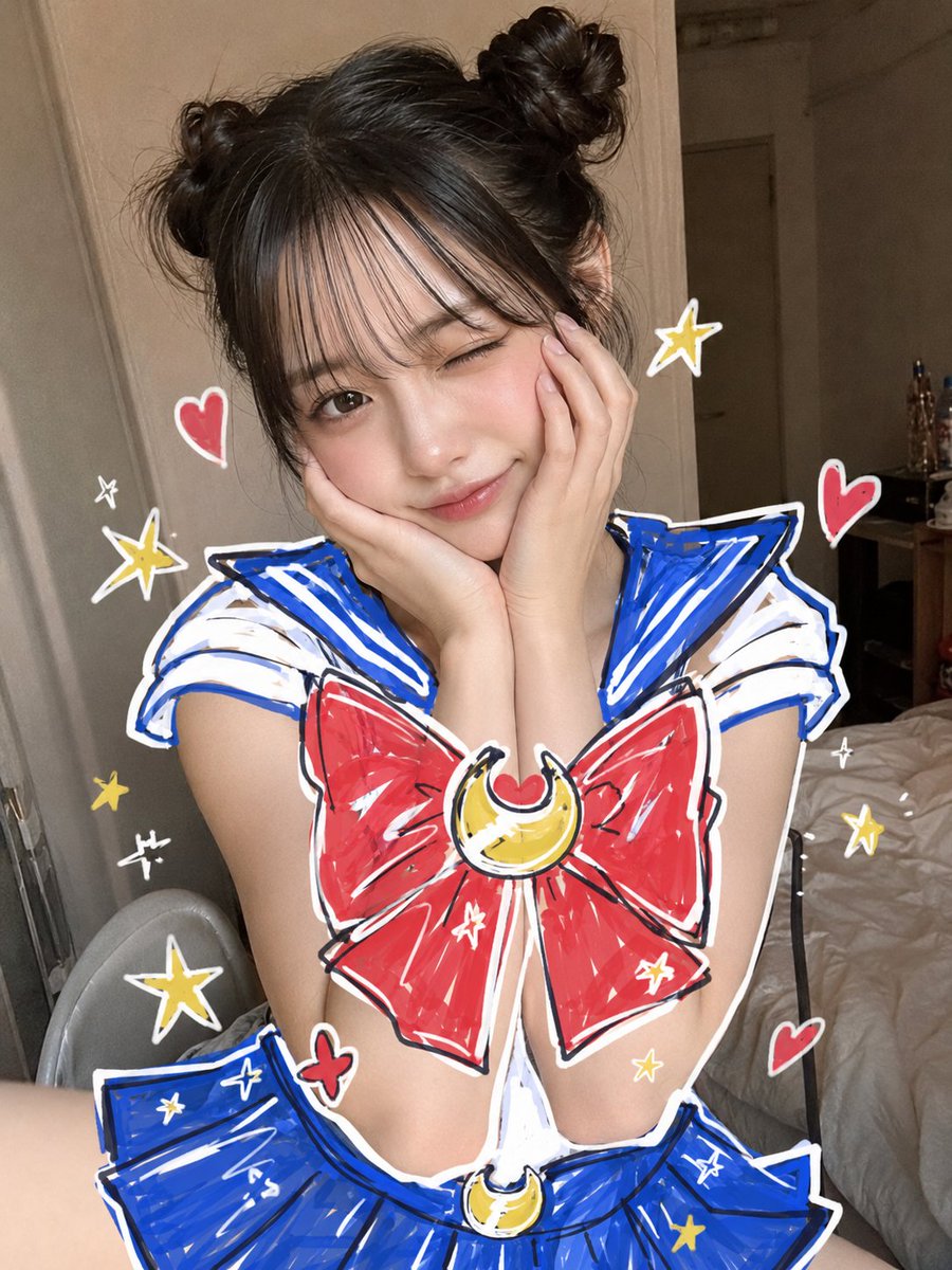 美少女战士涂鸦自拍