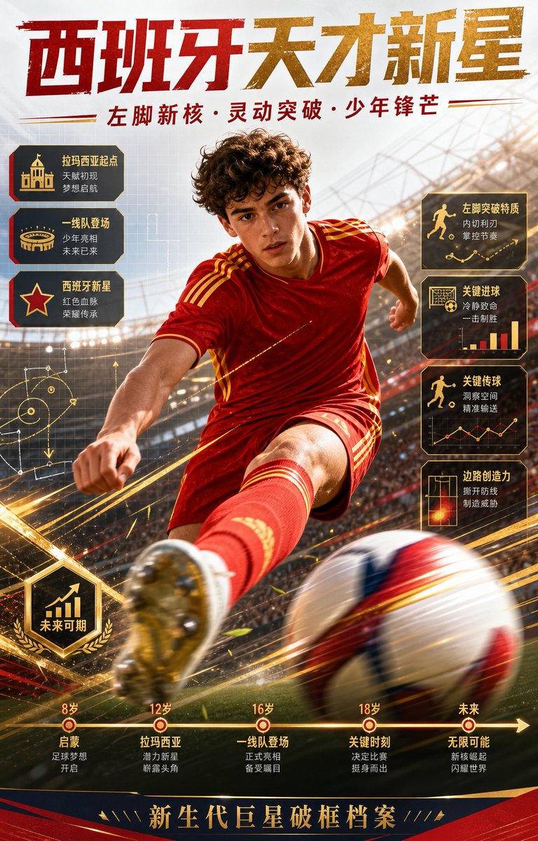 Spanish Football Prodigy Poster