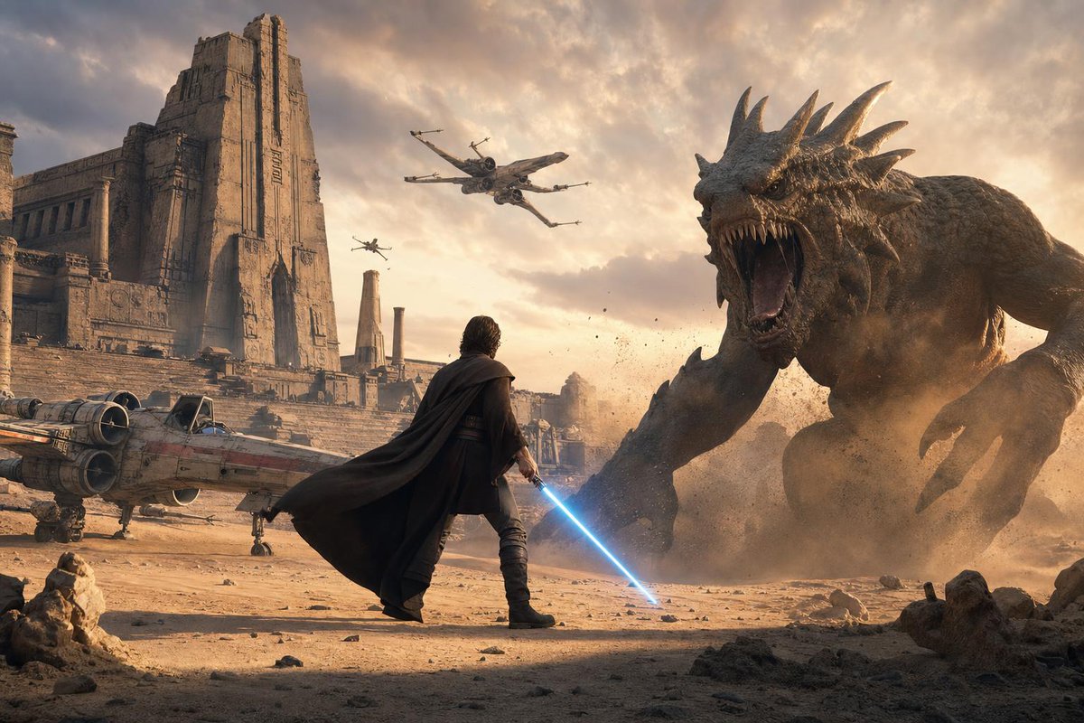 Jedi X-Wing Desert Ruins