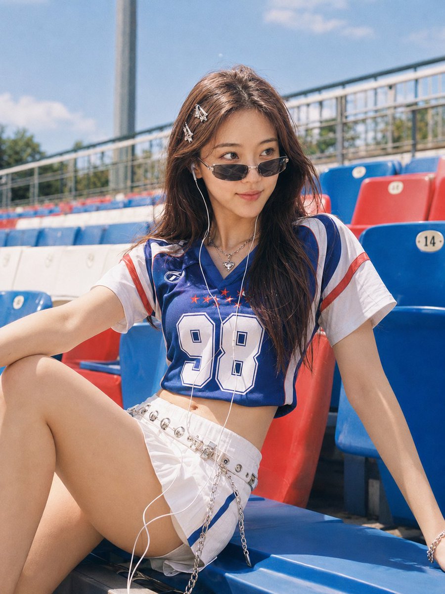 Kpop Summer World Cup Photoshoot example 2
