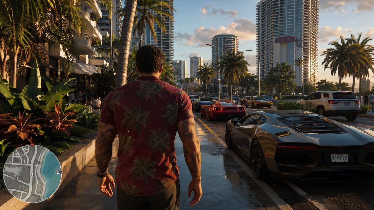Miami Open-World Game Screenshot