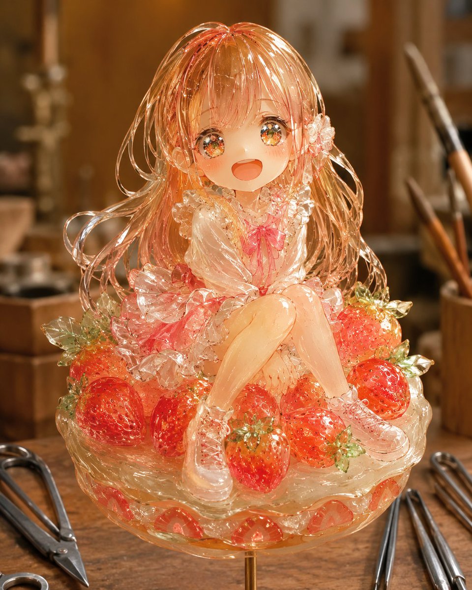 Anime Girl Candy Sculpture example 3