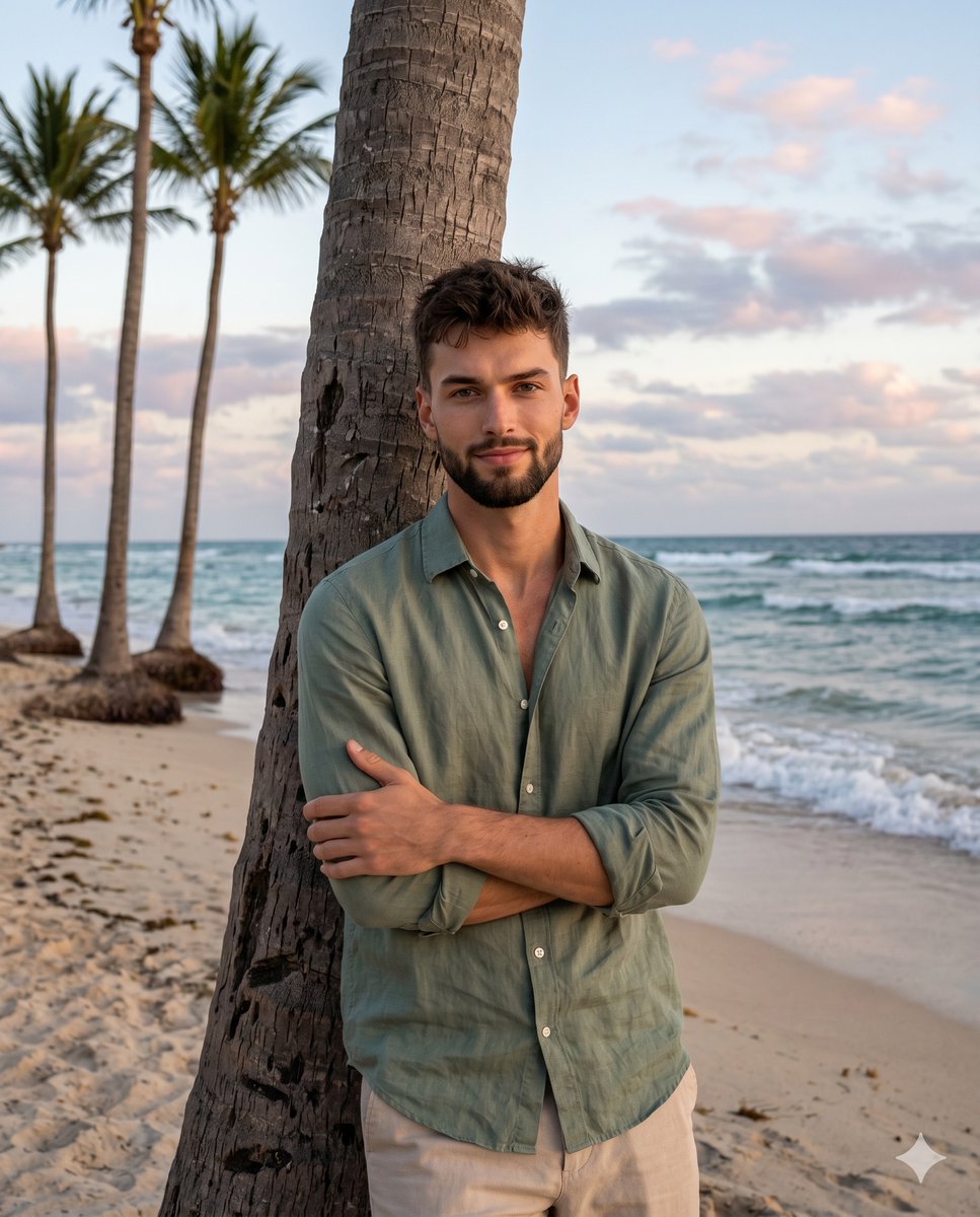 Sample output image for Coastal Golden Hour Portrait